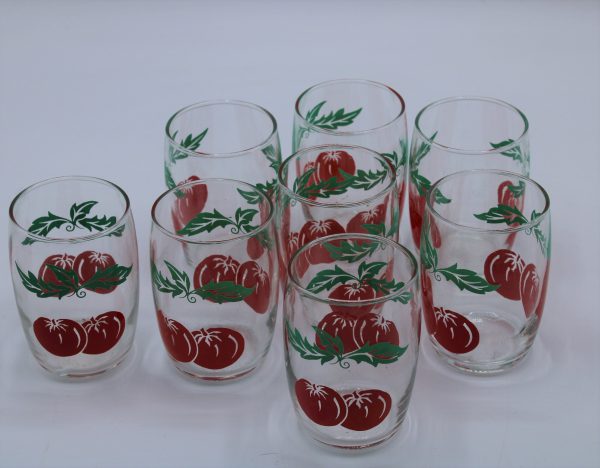 Vintage fruit sapglas tomaat