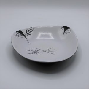 Vintage Schaaltje Zwart Wit