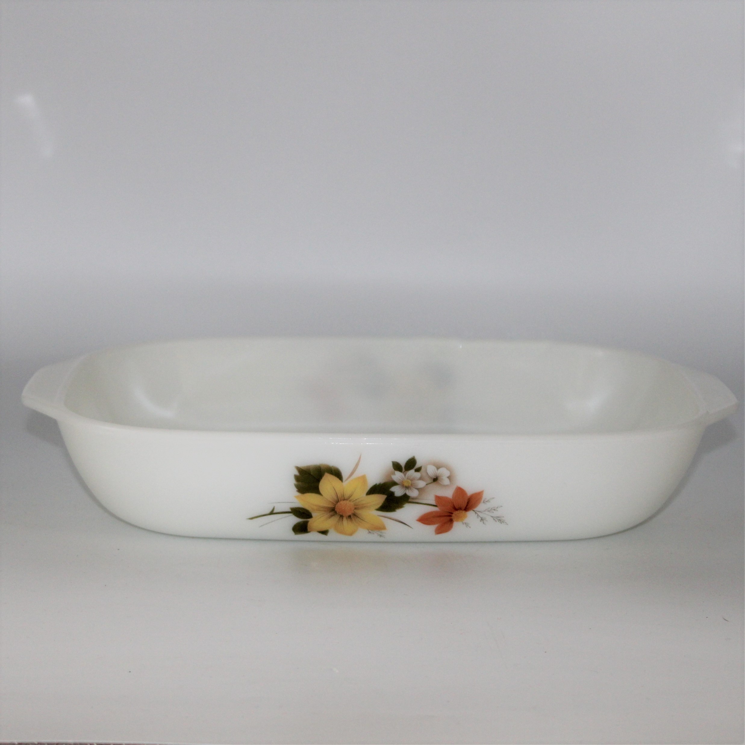 Vintage JAJ Pyrex schalen England 1960 design Herfst