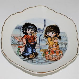 Vintage Big Eye wandbordje