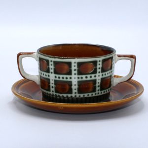 Vintage soepkom Boch Belgium Bernadette