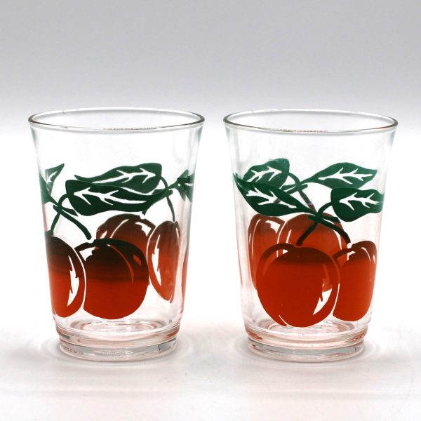 Vintage fruit sapglas sinasappel