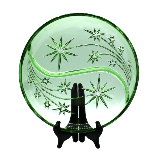 Vintage Groene Glazen Schaal - Afbeelding 4
