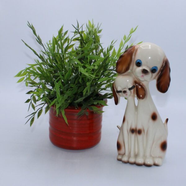Vintage Retro oranje Bloempot - Afbeelding 5