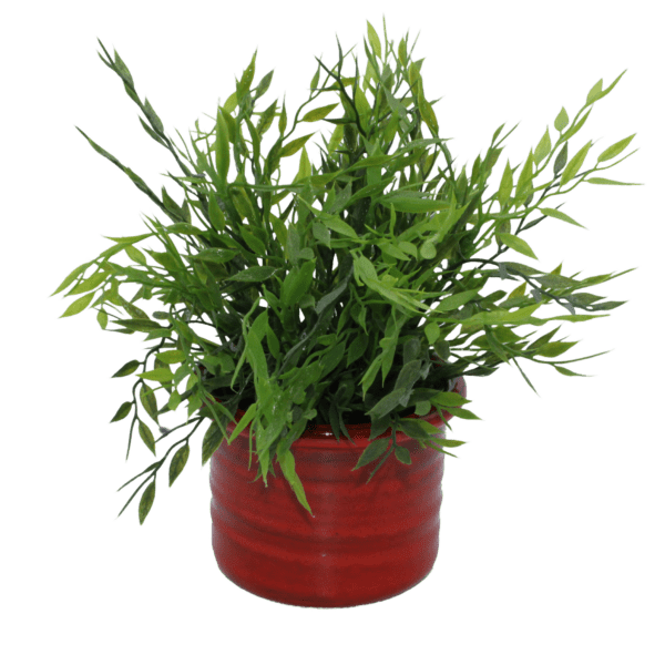 Vintage Retro oranje Bloempot