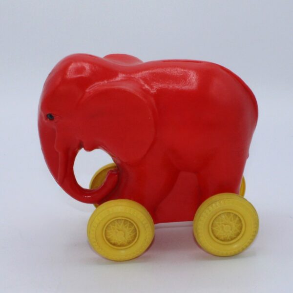 Vintage Jaren 60 Plastic Olifant - Afbeelding 3