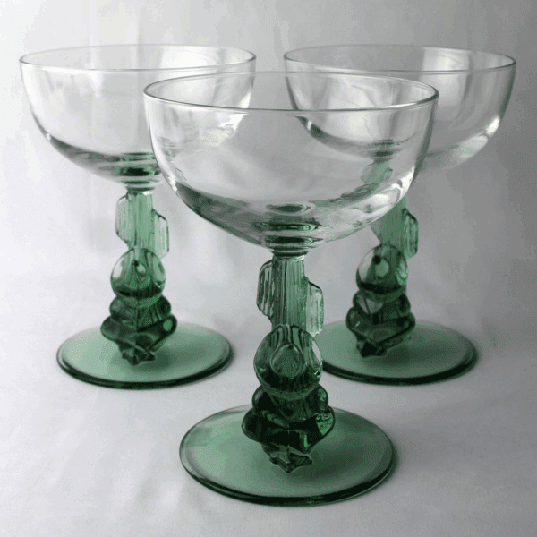 Vintage Set Margarita Glazen