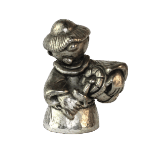 Vintage wijn schenker Tin Peltro Italy