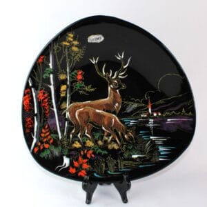 Vintage Longwy Wandbord Hert France