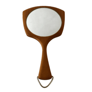 Vintage Houten Handspiegel