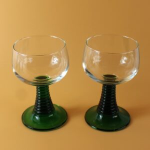 Vintage Wijn Roemer France Groene Voet