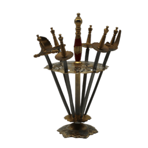 Vintage Toledo Cocktailprikkers Minatuur 6 Zwaarden