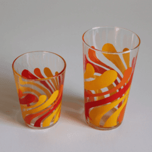 Vintage Set Glazen