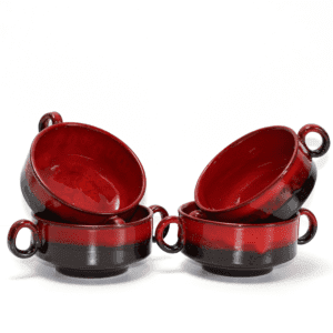Vintage Set Soepkommen