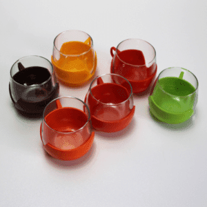 Vintage Set Theeglazen