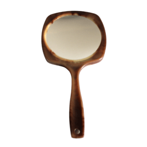 Vintage Handspiegel Schildpad ( lucite / kunststof)